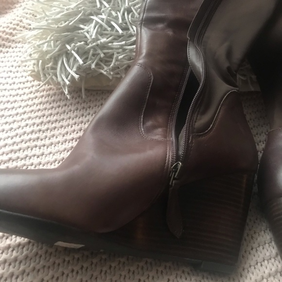 Franco sarto boots comfortable heels brown - Picture 8 of 10